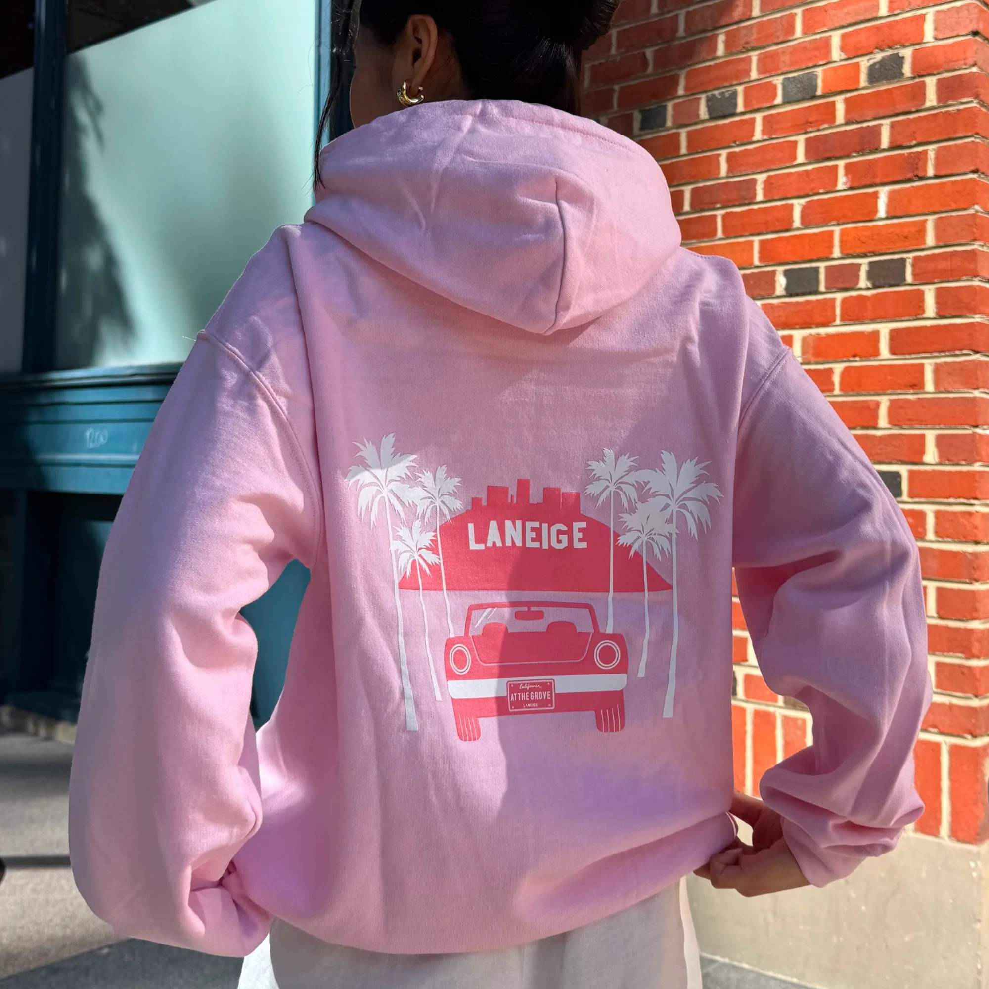 The Grove LA Pink Hoodie - Image 13
