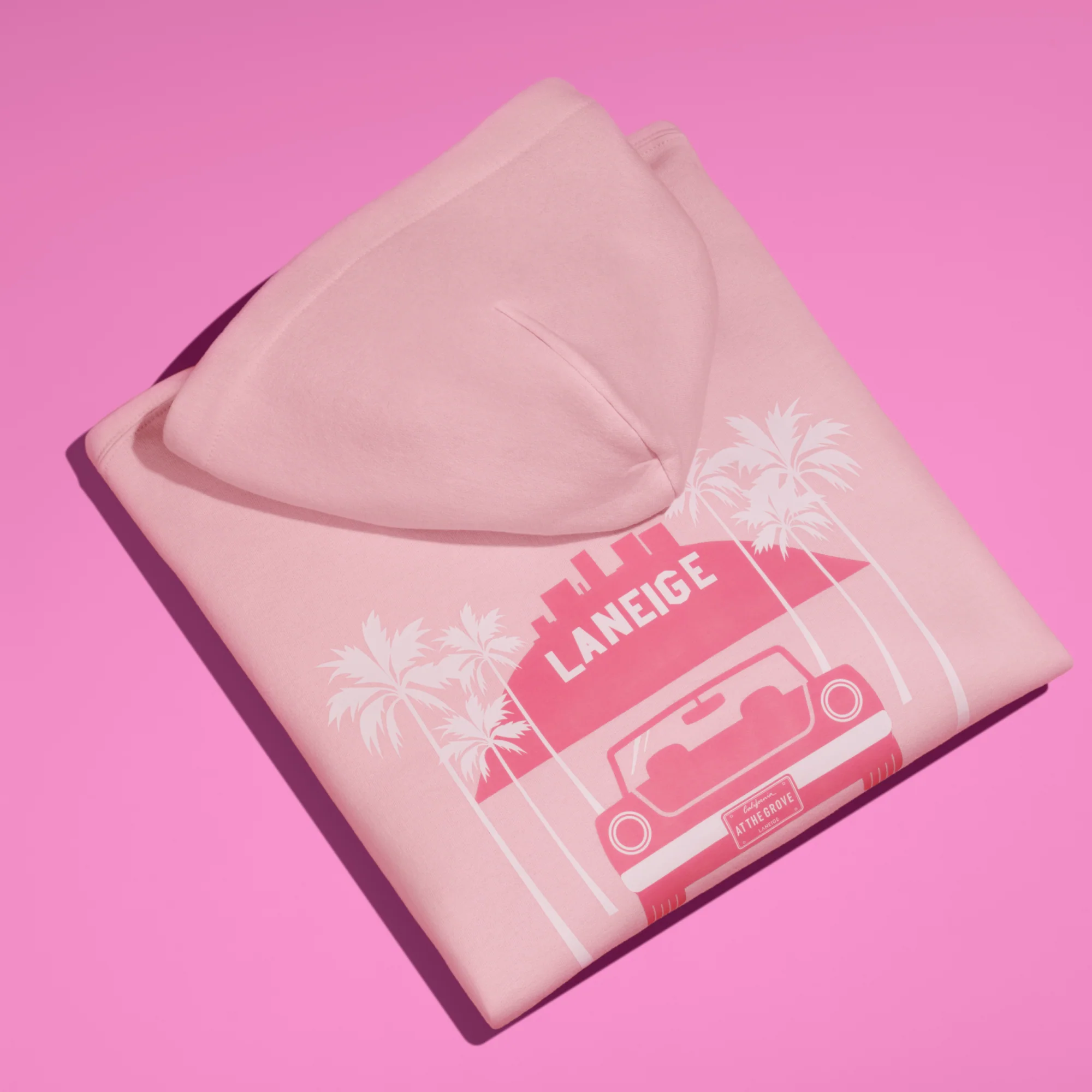 The Grove LA Pink Hoodie - Image 2